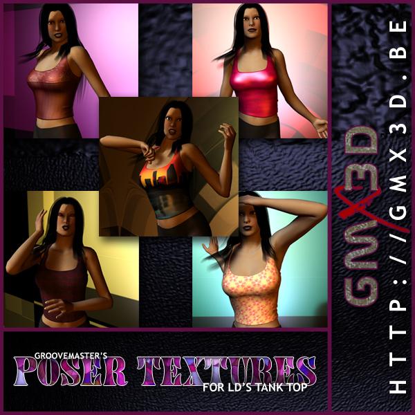 Poser Textures for LD Tank Top