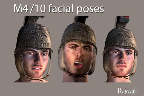 M4_10 facial poses &quot;A&quot;