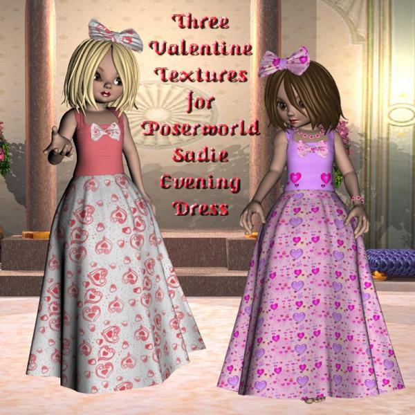 Sadie Valentine Evening Dress Textures