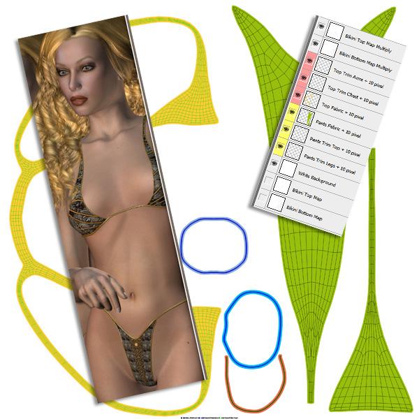 V4 - Minikini - Texturing Helper (PSD)