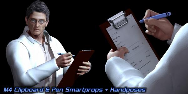 M4 Clipboard and Pen Smartprop