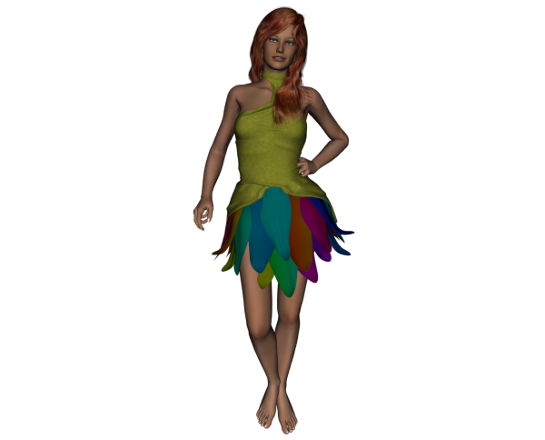 Lily Fairy-Rainbow Texture-Dark