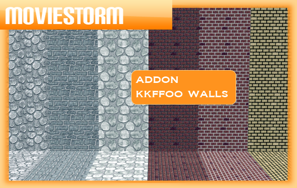 Stone wall and floors texture addon for Moviestorm