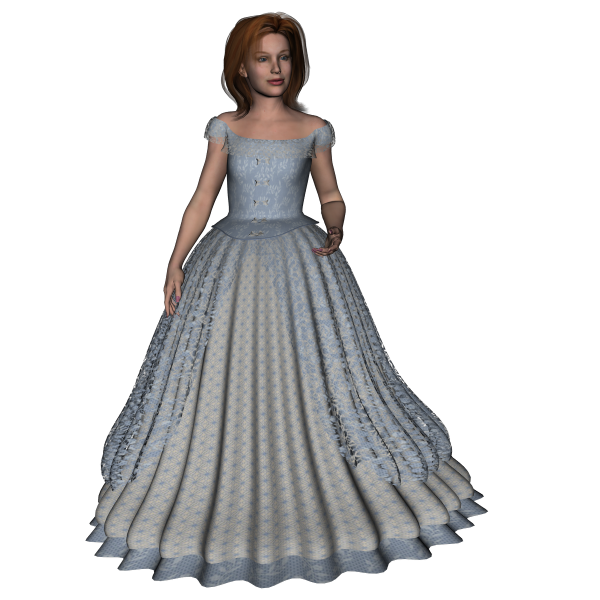 Prom Night - Formal Blue - Ballgown - DAZ Studio - ShareCG