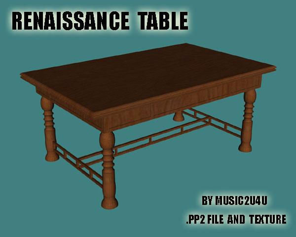 Renaissance Table