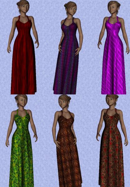 Textures for A4 LongDress