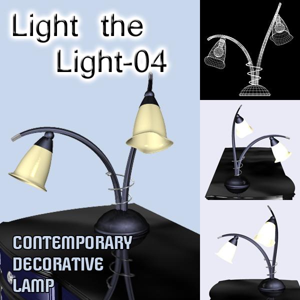 Contemporary Decorator Lamp