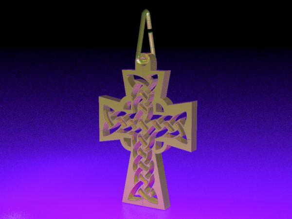 Celtic Cross - Obj,3ds,Lwo,Dxf,Wrl