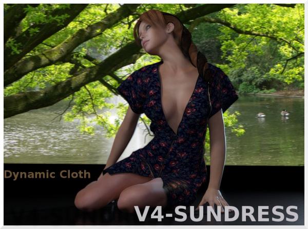 Poser dyn-cloth: Sundress V4