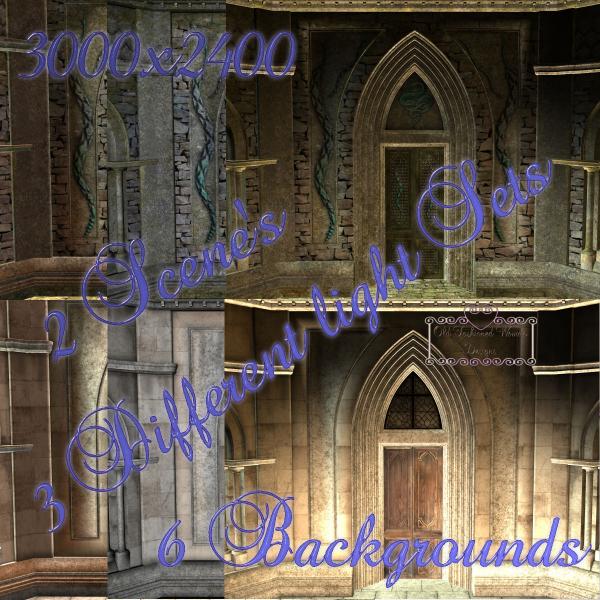 Medieval Inspired Background Set 01