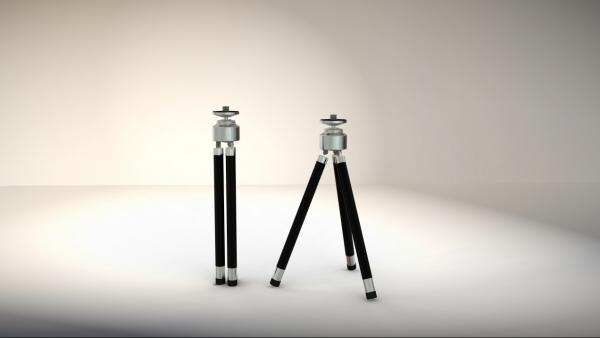 Tabletop camera tripod