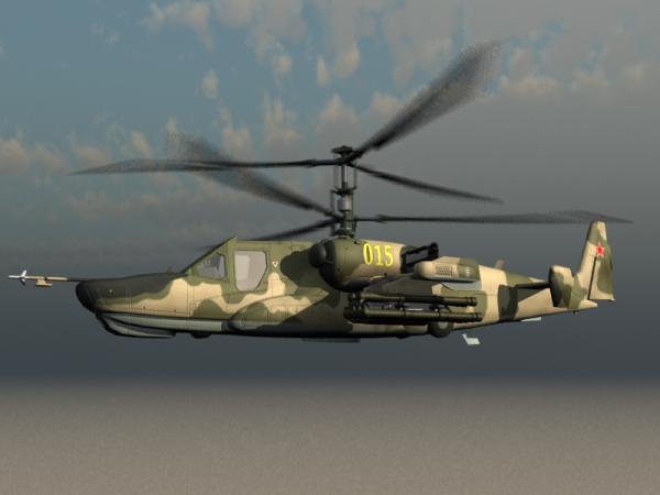 Ka-50 Black Shark Russian Attack Helicopter