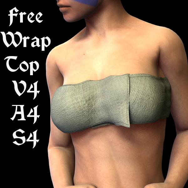 Sickle Loincloth Free Wrap Top V4A4S4