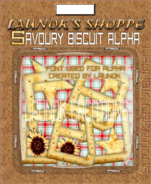 Savoury Biscuit Alpha &amp; Bonus