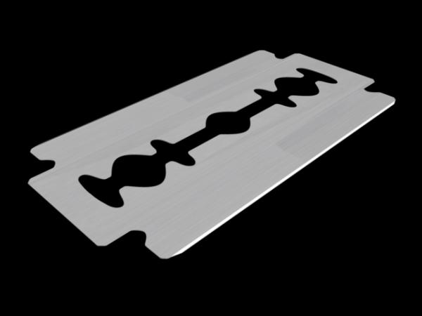 Double Edge Razor Blade - 3D Model - ShareCG