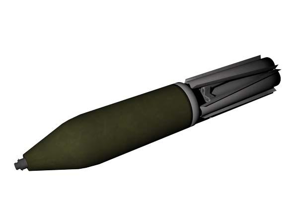 MK82 Bomb (With fins in Stowed Position)