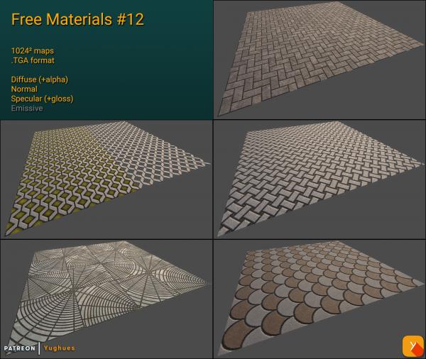 Free Materials Pack #12 Redux