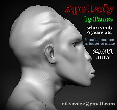 Ape Lady by Renee