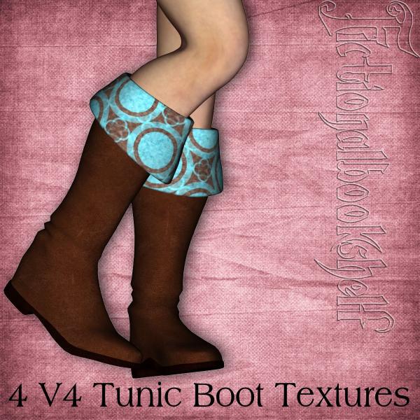 Boot Textures For V4 Tunic Boots Set 1