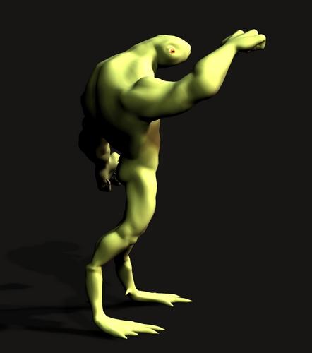 FROGKIN BODYBUILDER POSES