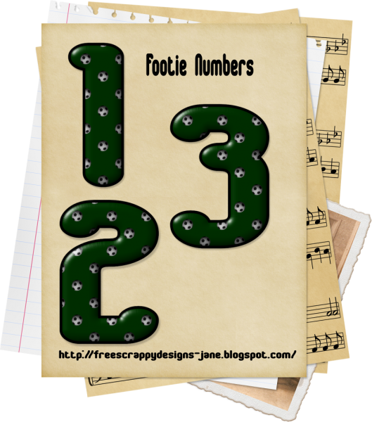 Footie Numbers