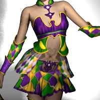 Harlequin for Enamore Mage V4 Outfit