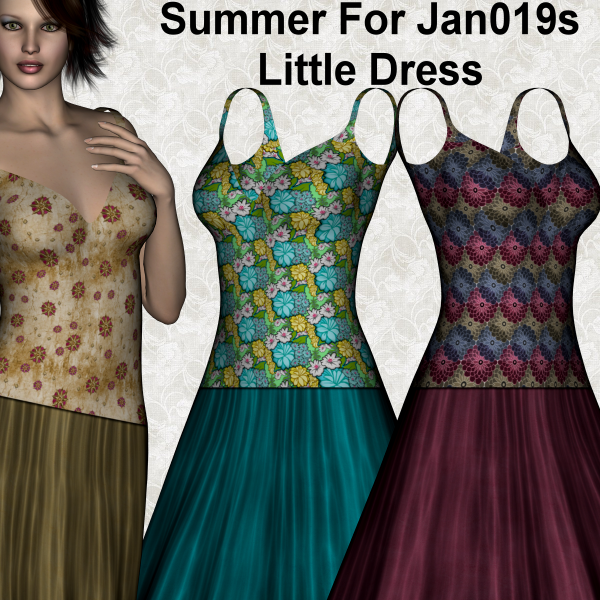 Summer Textures For Jan019s Little Dress