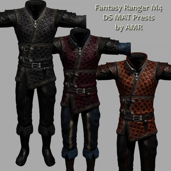 DS MAT Presets for X3D Fantasy Ranger M4