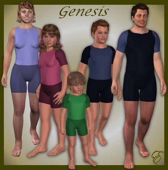 John Q Genesis & family (DAZ only)