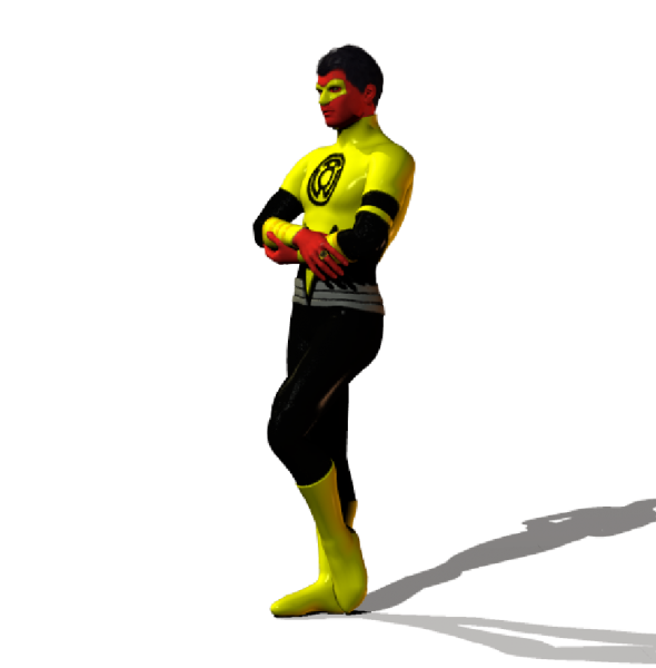 M4 Mach 1p6 Bodysuit Yellow Lantern