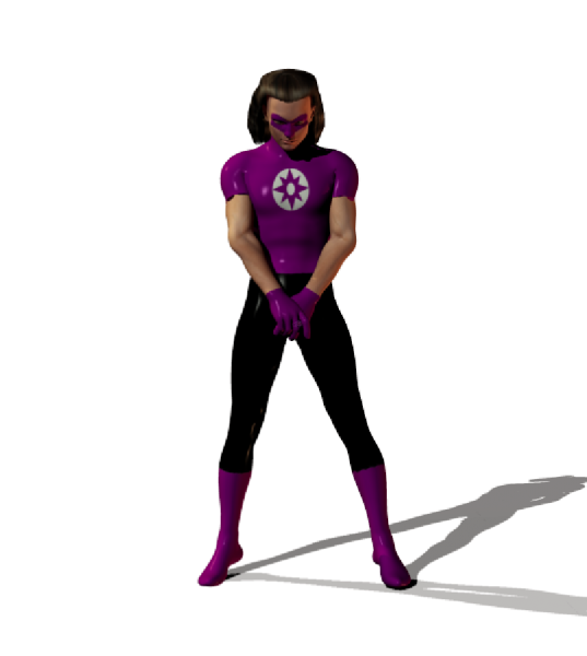 M4 Mach 1p6 Bodysuit Purple Lantern