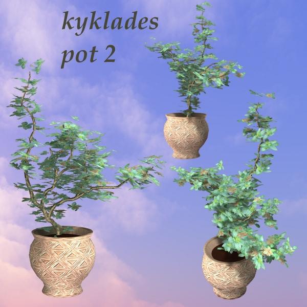 Kyklades-flower pot 2