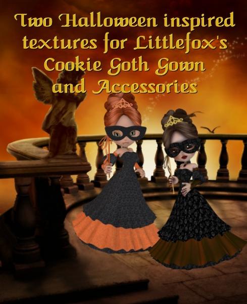 Halloween Textures for Lady Littlefox Cookie Goth