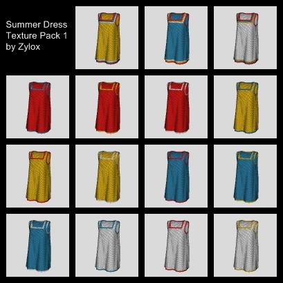 Summer Dress Texture Pack 1