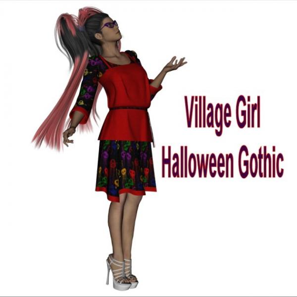 Halloween Gothic for Village Girl