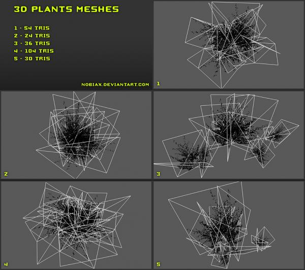 Free 3D plants models