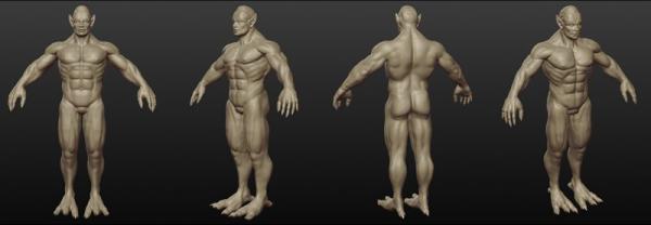 Sculptris - ZBrush Alien model