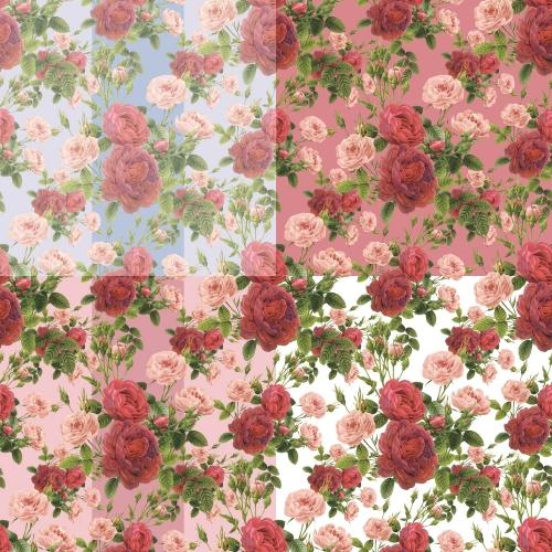 sazzyazzca Seamless Rose Tiles A