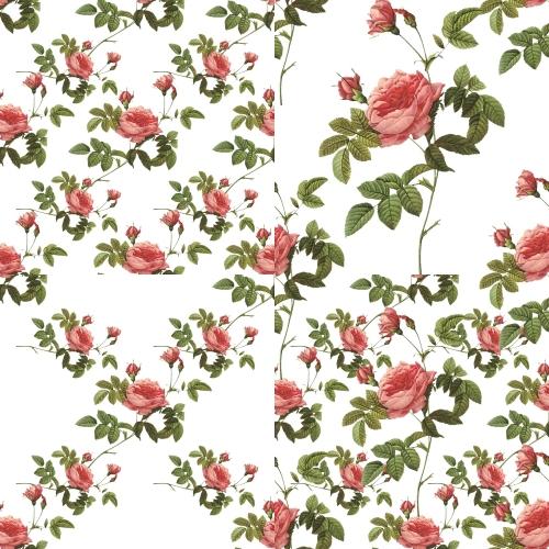 sazzyazzca Seamless Rose Tiles C - Texture - ShareCG