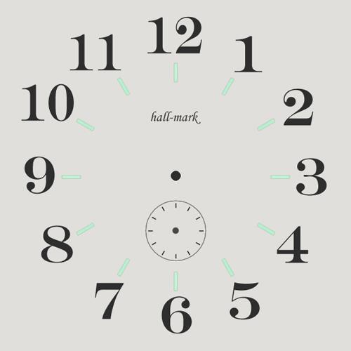 clock texture