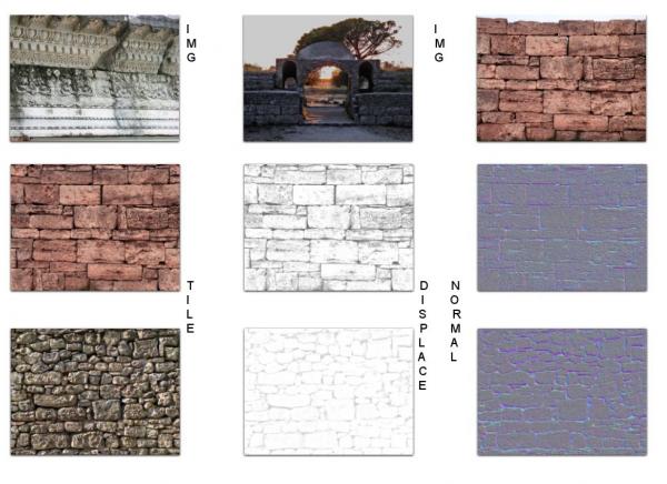 Roman Rampart Textures,Picture