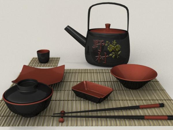 Japanese dishset 01