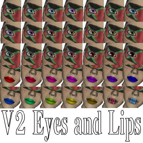 V2 Eyes Mouth