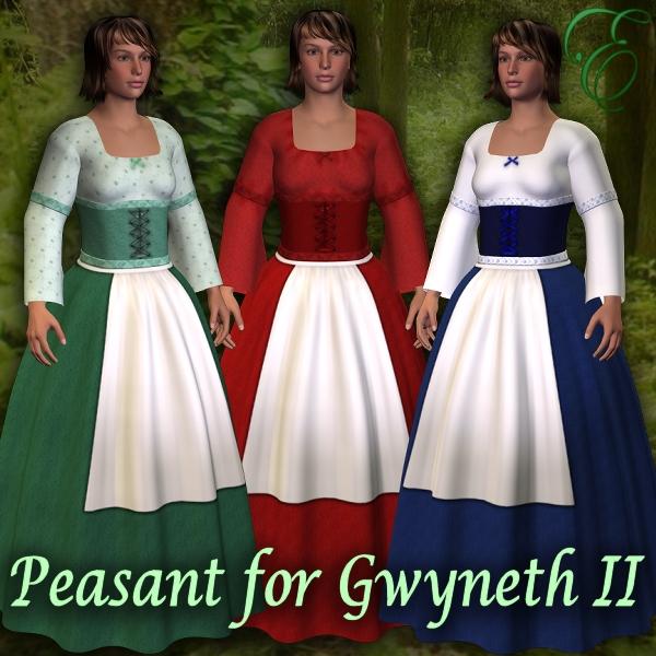 Peasant styles for Gwyneth 2 - Poser - ShareCG