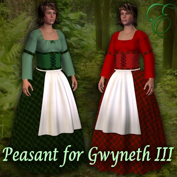 Peasant styles for Gwyneth 3 - DAZ Studio - ShareCG