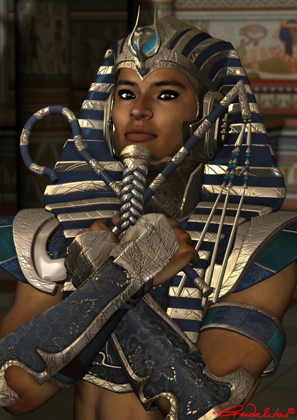 Tutankhamen (Pharaoh of Ancient Egypt) Minecraft Skin