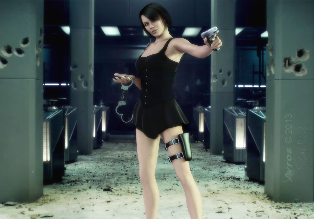 Jill Valentine 3d And 2d Art Sharecg 4968