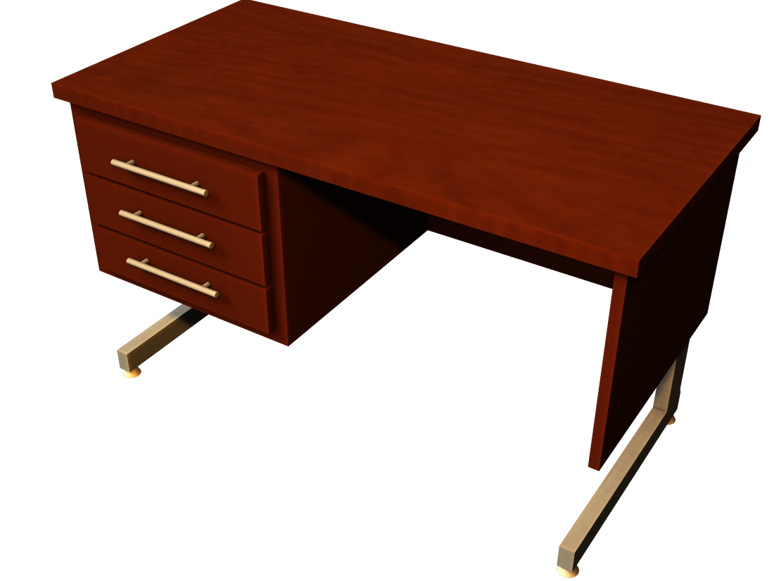 office desk - 3D Model - ShareCG