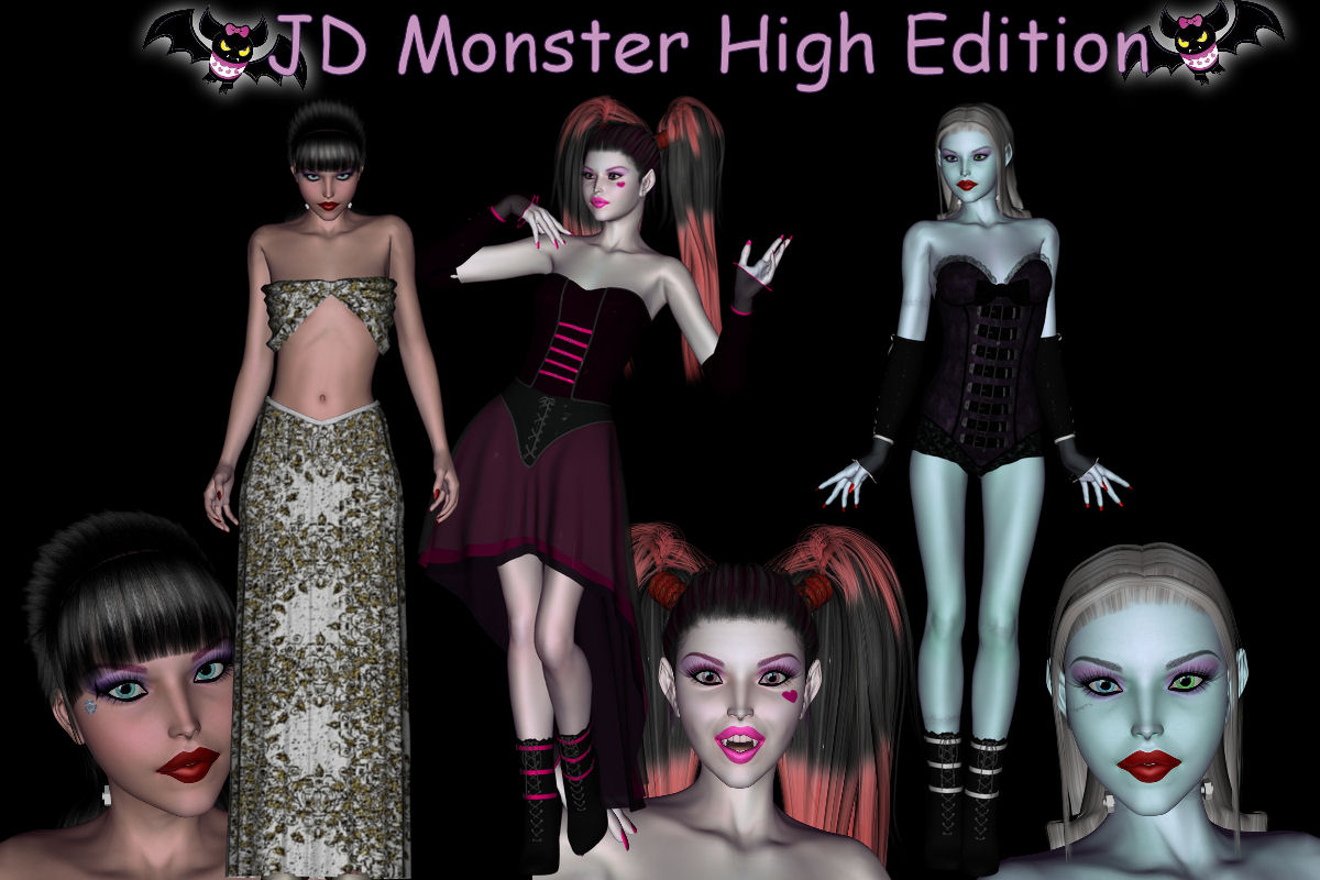 Monster High Edition for Vic4 - DAZ Studio - ShareCG