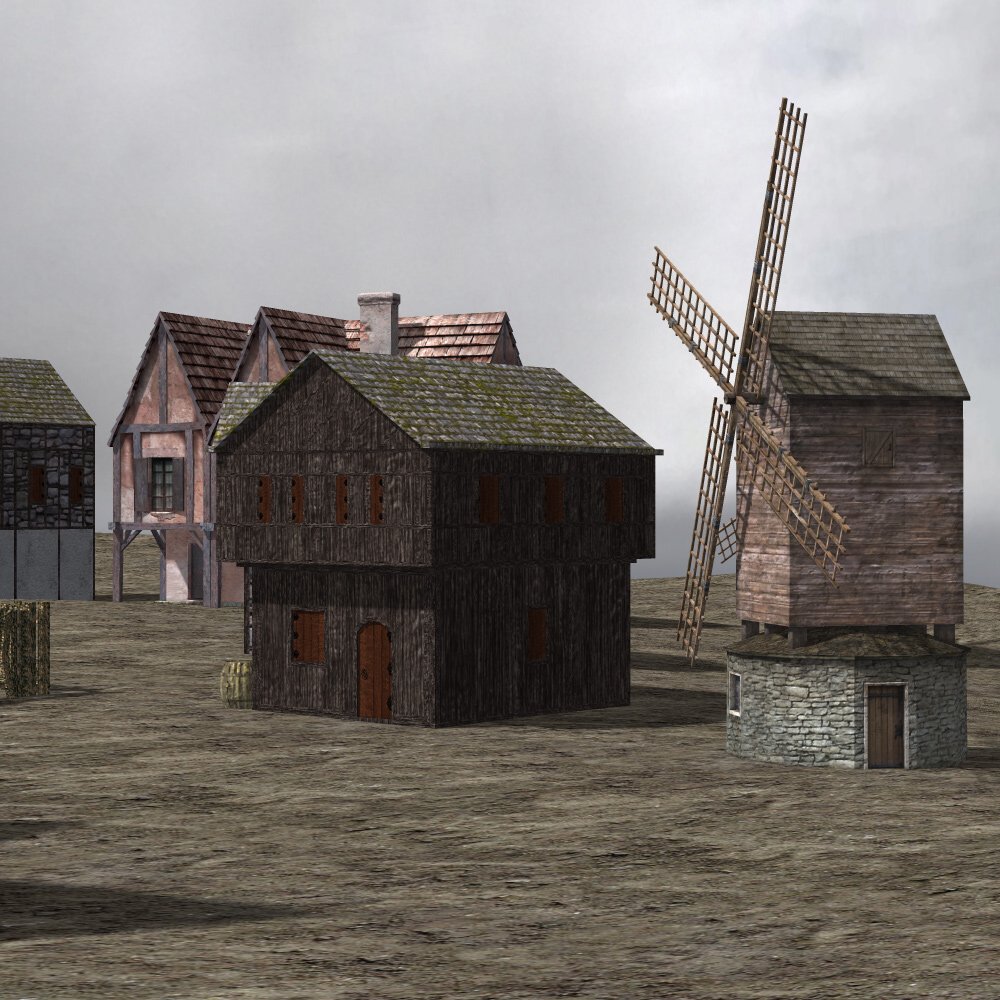 Medieval village. Медивал Виллаге. Деревня 3d model. Градостроитель Medieval Village. Средневековая деревня 3д.